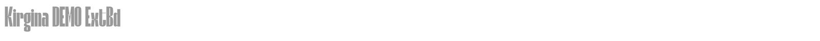 Kirgina font preview